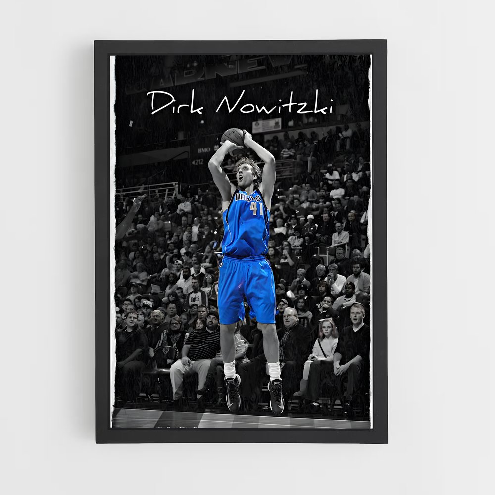 Poster Dirk nowitzki – affiche Basketball (vue 2)